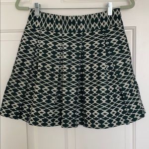 BANANA REPUBLIC jacquard fabric style mini skirt